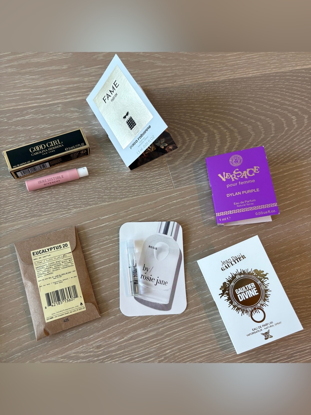 7 piece travel sample set - perfect way to try
